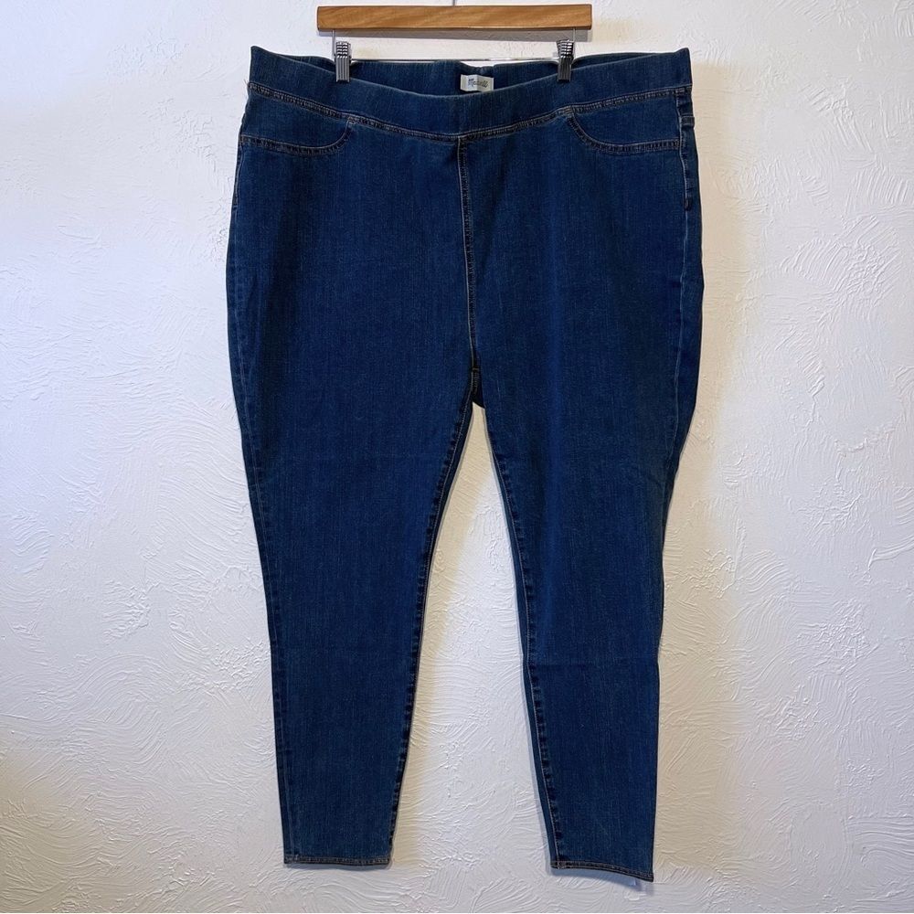 Madewell Pull on Skinny Jeans Plus Size 37 24W NWT